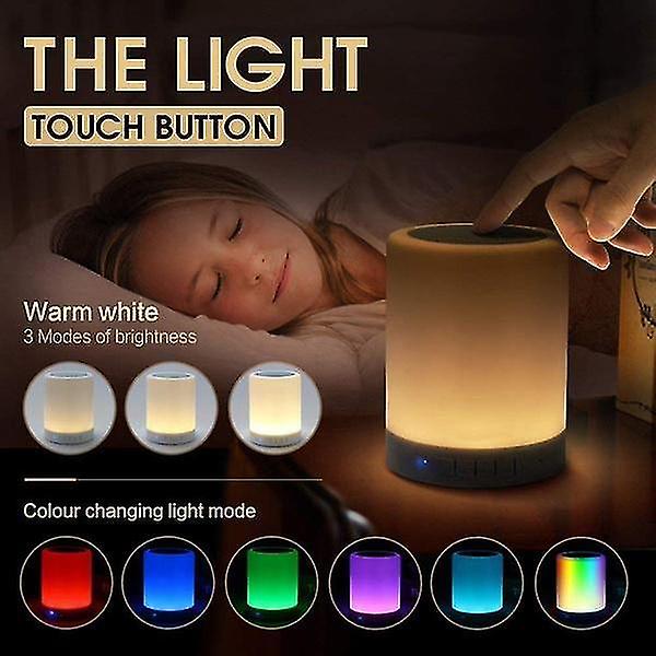 Ny Led Smart Touch Night Light Skrivebordslampe