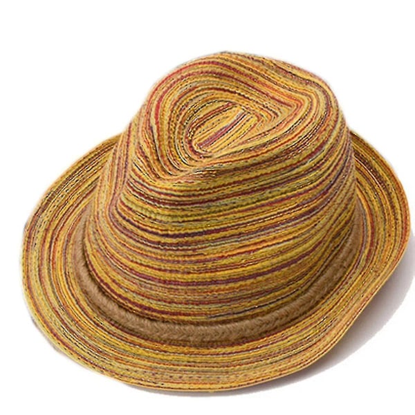 1pc Straw Hat Women Sun Hat Creative Simple Hat Straw Beach Hat For Girls