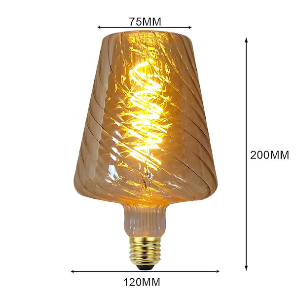 E27 220-240v 2300k 4w LED Pöytälampun Pieni Polttimo (kulta)