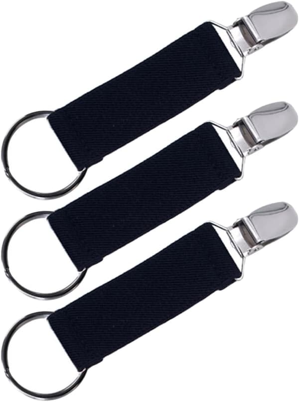 3 stk. reisehatteklemmer, elastiske veskeklemmer for utendørs tilbehør, holdbare hatteholdere