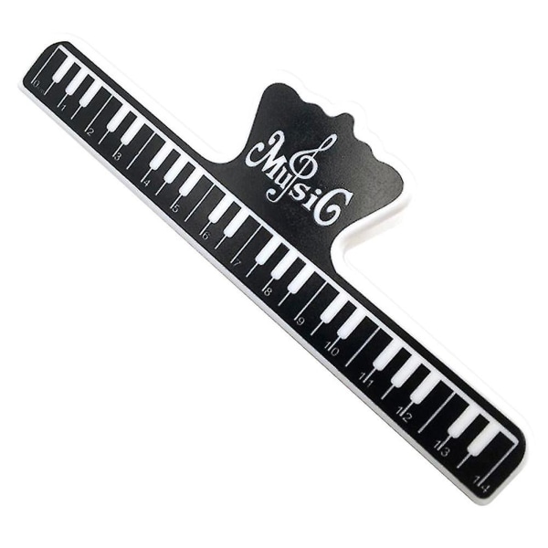 Universal Piano Nuotit Clip Kirja Paperiteline kitara Viulu Musical Black