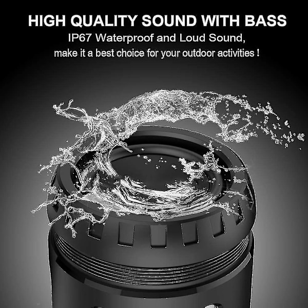 Bluetooth-kaiutin Kannettava Musiikkilaatikko 15 tunnin soittoaika