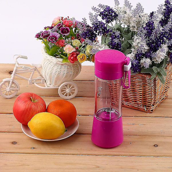 380ml USB Elektrisk Handhållen Frukt Smoothie Blender