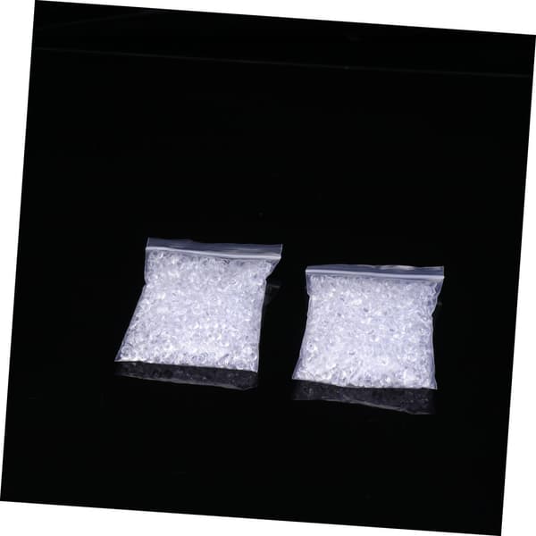 2-pack bröllopsdiamanter akryl strösselstenar 6 mm mångfacetterad skärform