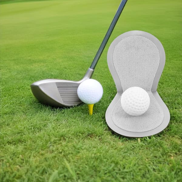 Bærbar Golfboldrensehåndklæde til Golfbolde Multifunktionel Blød Bomuldsklud