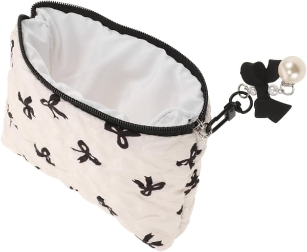 Sminkväskor Bärbar Organizer Elegant Polyester Kompakt Design Rosettform