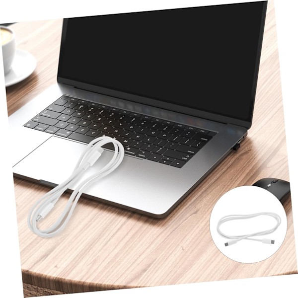 USB-C Opladerkabel 2-pak Hurtig Opladningskabel Type C til C Højhastigheds Telefonoplader Robust til Mobile Enheder