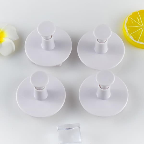 2 uppsättningar plastkakformar DIY bakformar chokladfjäderformar
