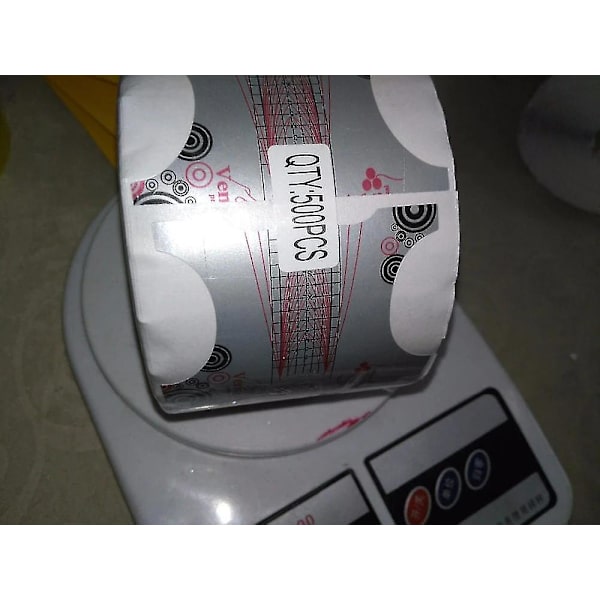 500 stk Profesjonelle Stiletto Negleform Tips Forlengelsesrull
