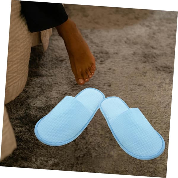 Babouche Tofflor Resetofflor Resetillbehör Hotelltofflor Vikbara Tofflor Grön