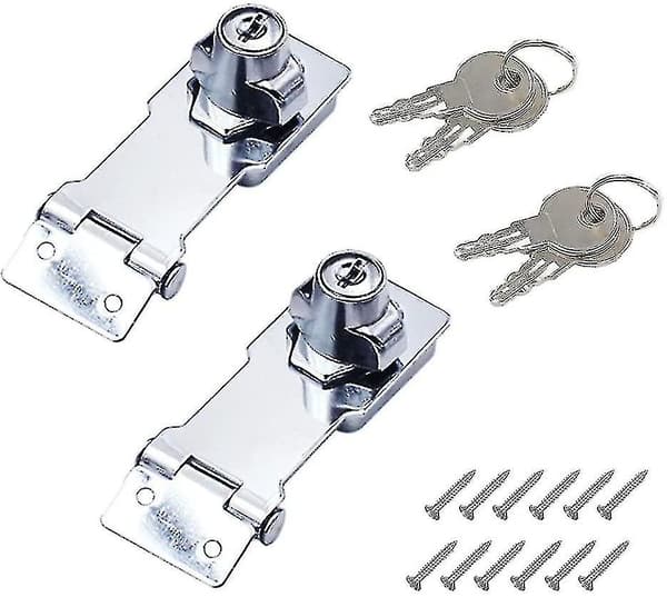 Dörrlås Dörrlås Metallspänne Dörrhasp Zinklegering Skåplås