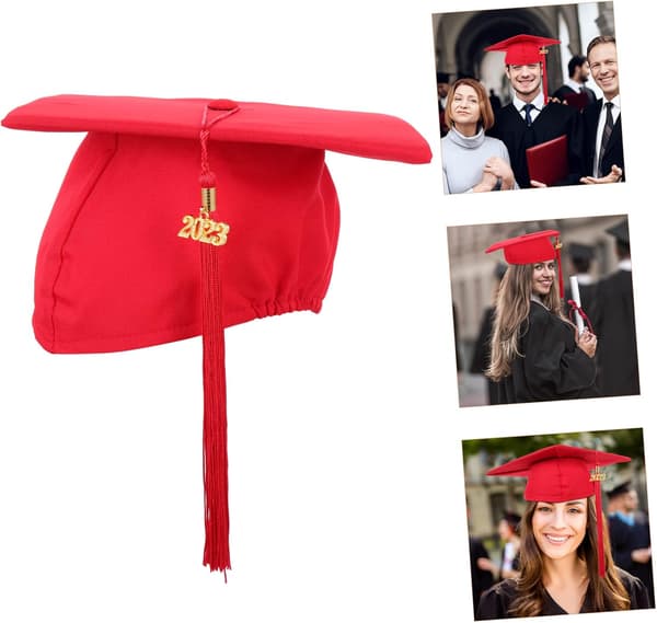 Studentmössa Elastisk studentmössa för minnesvärda foton Bekväm och dekorativ