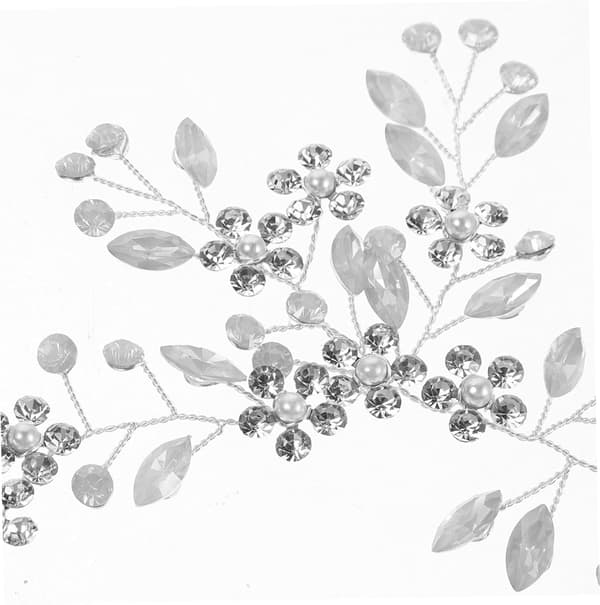 Strass Brud Hårkam Elegant Blommig Design Håraccessoar