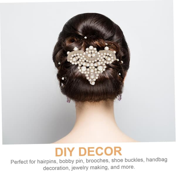 Perle sko blomster design patch perle sko blomster DIY dekorativ patch til charme elegant indretning