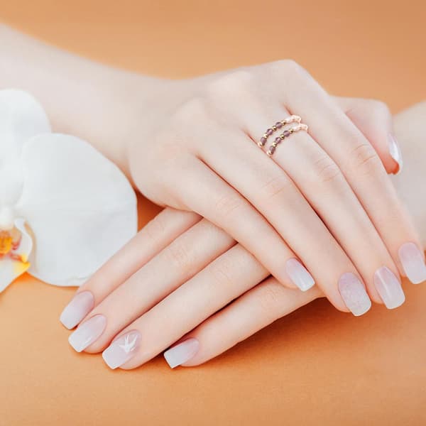 Krystal Perle Ring til Kvinder Moderigtig Håndlavet Rhinestone Ring til Finger til Daglig Brug
