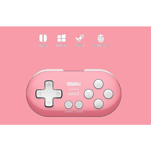8bitdo Zero Mini Bærbar Bluetooth Hvit Spillkontroll