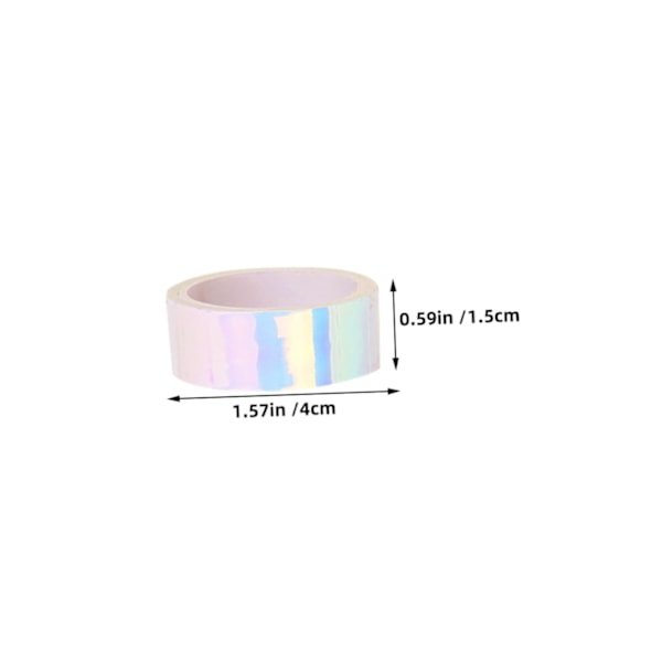 18 stk. Regnbue Gradient Washi Tape Sæt Vandtæt Klæbende Papir Klistermærker til Journal DIY Kunst Hjem Dec