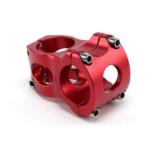 Cykelstam Kraftig skaft aluminiumlegering 31,8x28,6x35 mm, röd