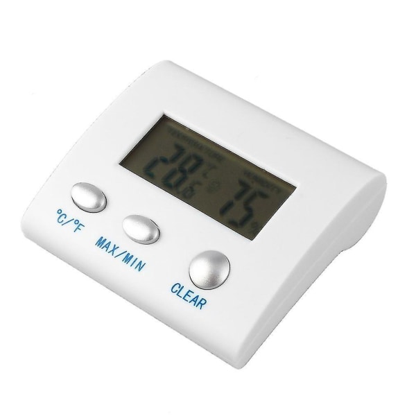 LCD Digital Termometer Hygrometer Fuktighet Temperatur