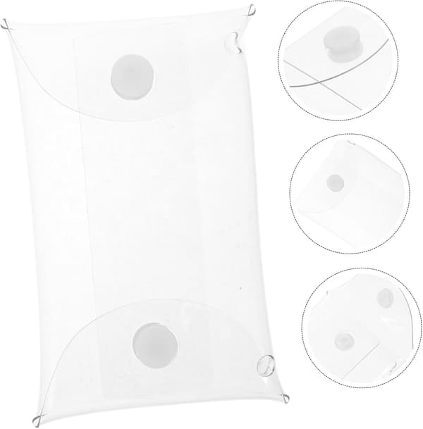 3 sett figurdukkeboks oppbevaringsveske for modelldisplay 7x12cm ripebestandig og solid for samleobjekter 5 stk*3