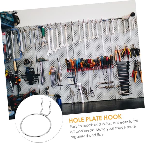 6st Pegboard Krokar Display Hyllkrokar för att hänga koppar för Pegboard Förvaringsställ