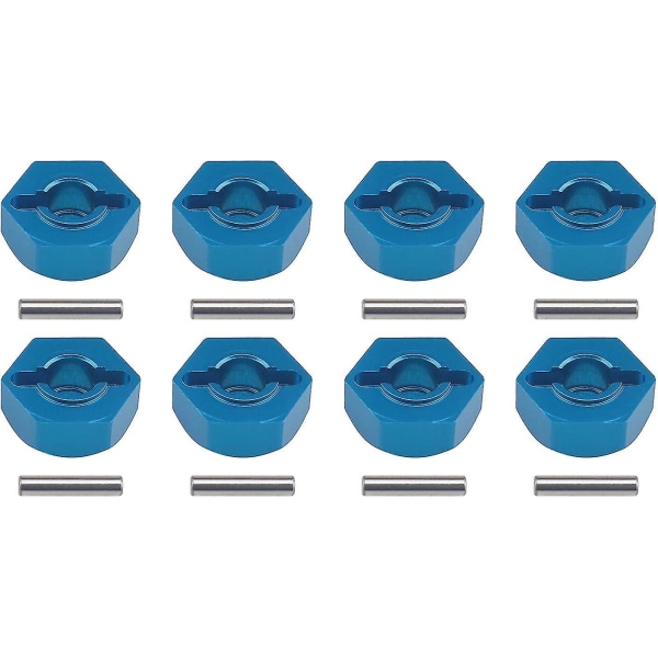 Bilhjul Hexagon Drive Nav Adaptrar Blå 12mm Aluminium Legering Hex Muttrar