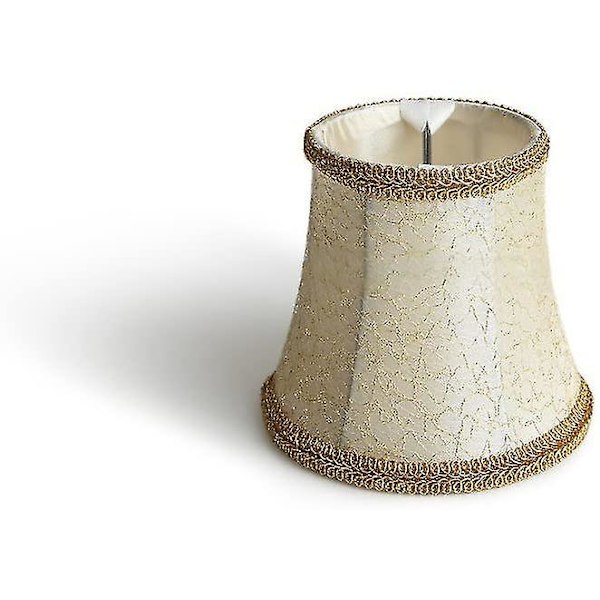 Klips på lampeskjerm for lysekrone, stoffskjerm, 80x120mm, 2 sett
