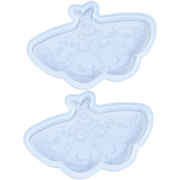 Fleksibel Silikone Sommerfugl Brikkeform 2 stk. Formede Brikkeforme til DIY Epoxy Projekter