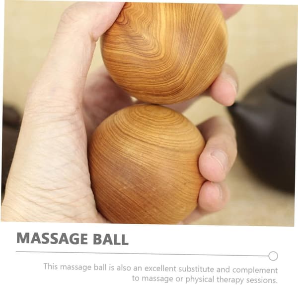 2 stk. massagebolde til håndøvelser, rullende bolde til håndflademassage og håndholdt krop