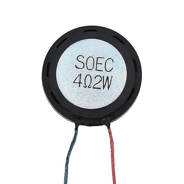 Bærbar Rund Høytaler 2cm 4ohm 2w Ultratynn Kompositt Membran Mini Høytaler