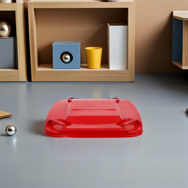 Plastlock till soptunna Lättviktigt Deformationsbeständigt