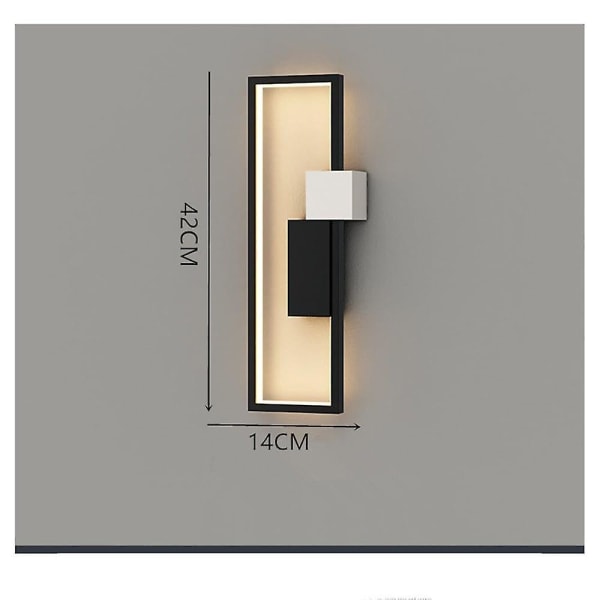 LED Vægskinne Soveværelse Sengelampe Nordisk Minimalistisk Stue