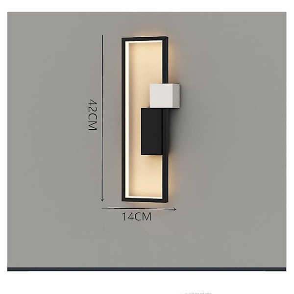 LED Vegglampe Soverom Sengerom Nordisk Minimalistisk Stue