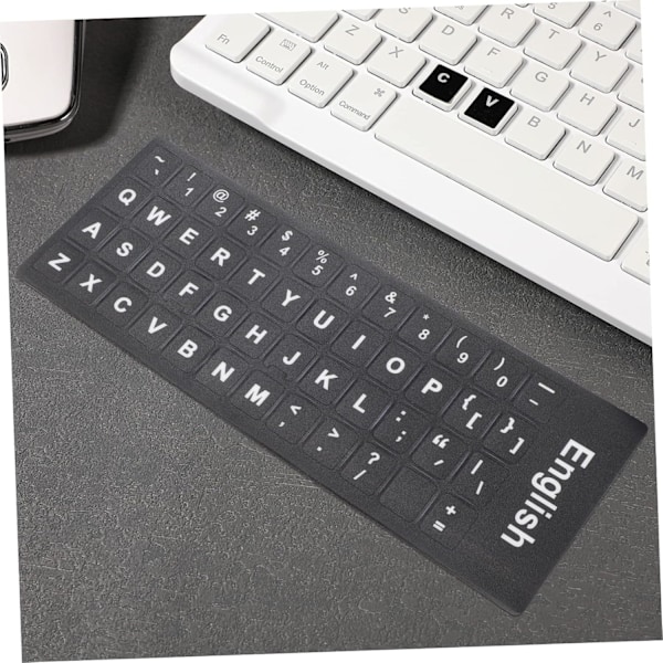10 Ark Tastaturklistremerker Datamaskintastatur Alfabetklistremerker Datamaskin