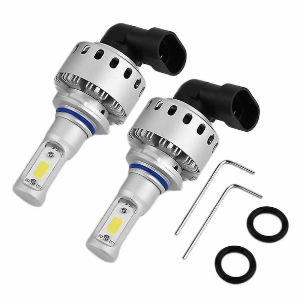 2 kpl 9005 COB-siruinen ajovalot LED-autolle 12000lm