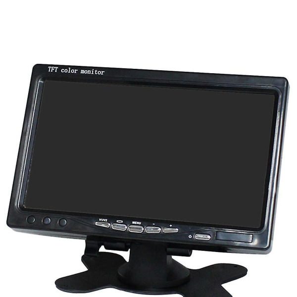 Bærbar 7'' TFT LCD digital farveskærm til bilskærm