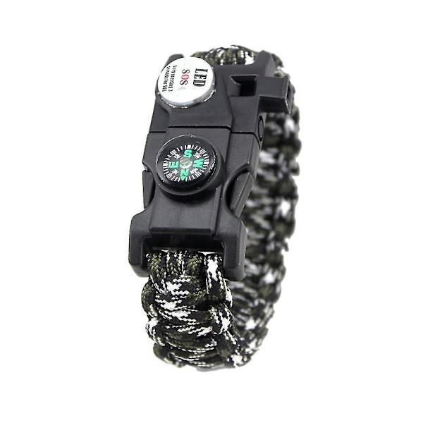 Emak 20-i-1 Vanntett SOS LED Camping- og Turarmbånd