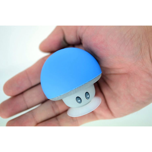 Mushroom Mini Trådløs Bærbar Bluetooth 4.1 Høyttalere Med Mikrofon For Smarttelefoner (blå)