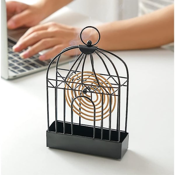 Myggespiralholder Retro Bærbar Myggespiralholder Til Hjemmet Camping (bronze)