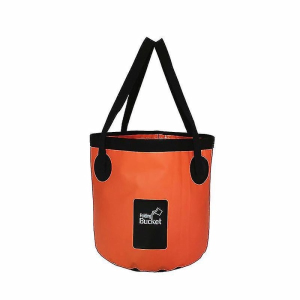 Hopfällbar Hink 5.3 Gallon Bärbar Vikbar Campinghink Med Fiskevatten