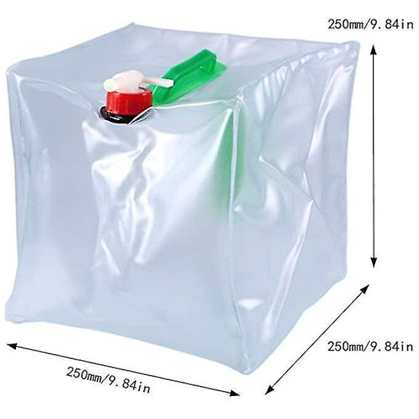 Foldbar Vannpose Sammenleggbar Oppbevaring Stor Kapasitet Beholder