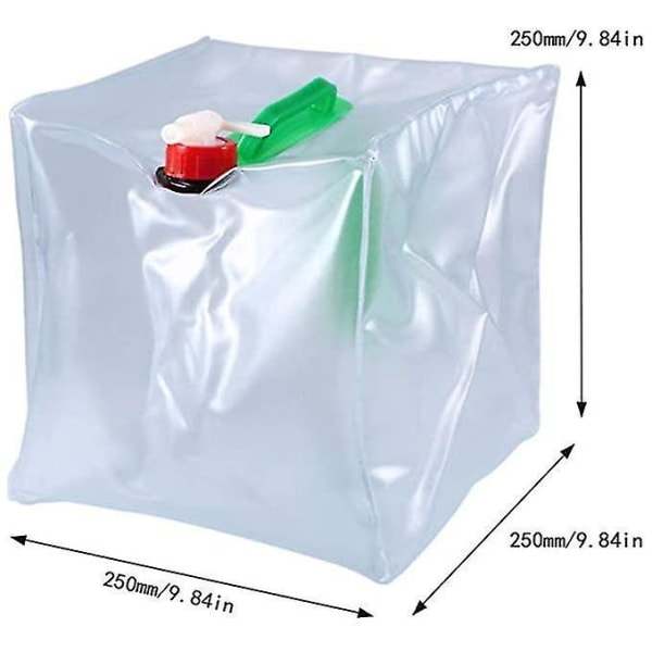 Sammenfoldelig vandpose Sammenklappelig opbevaringsbeholder med stor kapacitet