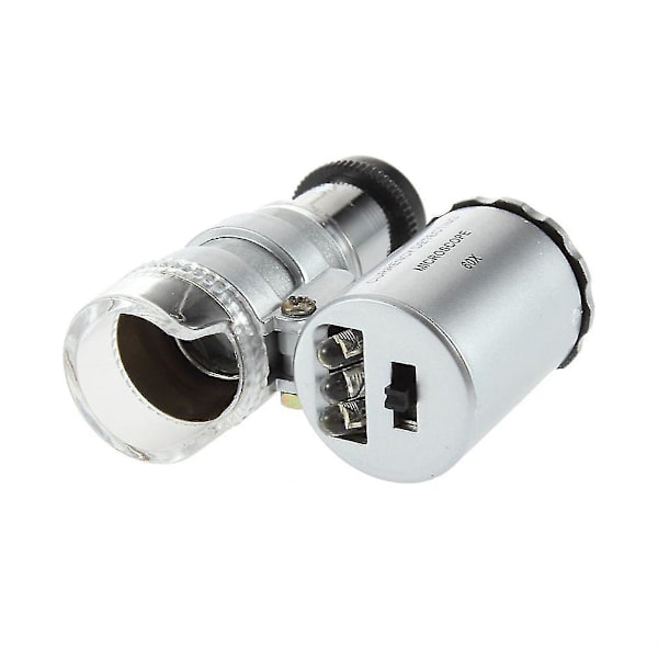 Kannettava 60x Mikroskooppilinssi LED iPhone 4:lle