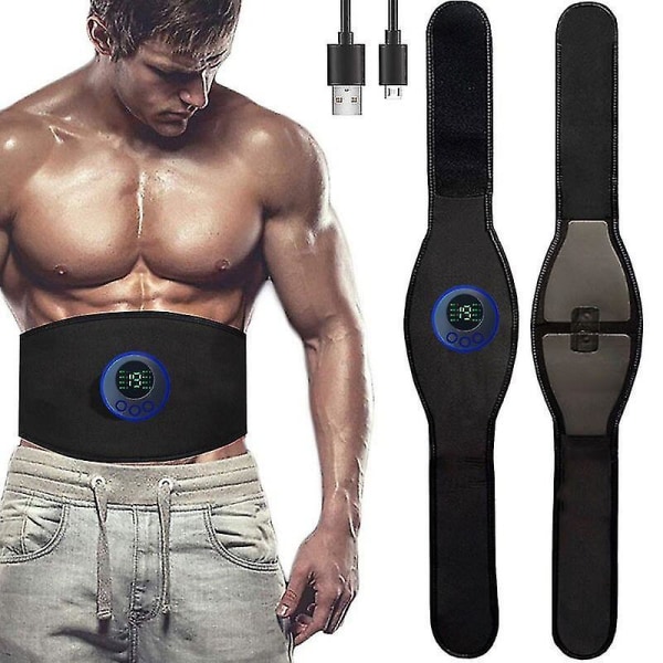 EMS Muscle Stimulator Unisex Abs Trainer USB Recharge