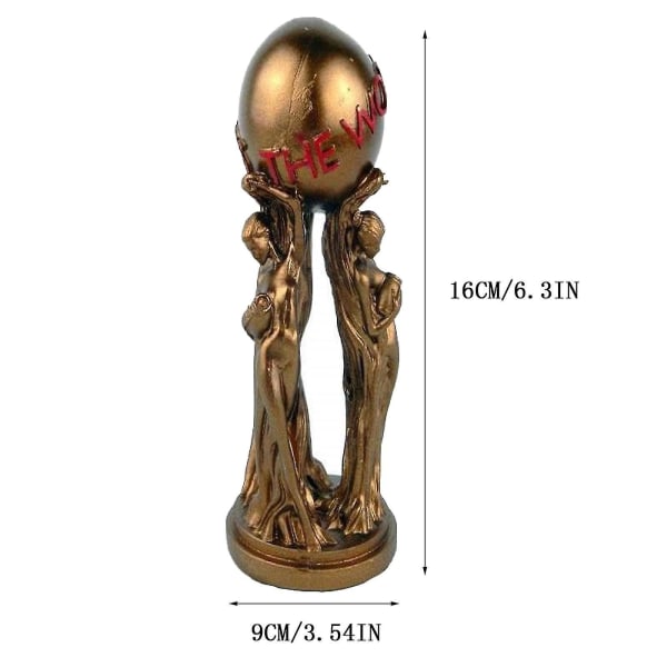 The World Is Yours Resin Statue Collectible Statue Premium Prop Movie Replica Trophy (1 stk)