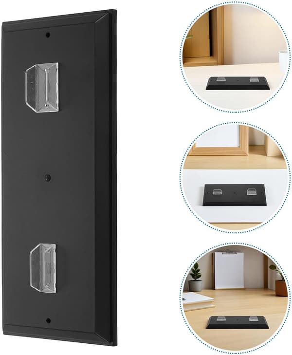 6 stk. plast mini base motorsykkel modell stativholder 1:12 skala solid støtte arrangør