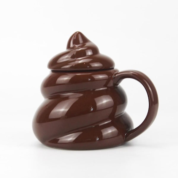 Tegneserie Smil Poop Knap Te Kaffe Kop Sjov 3D Kopper