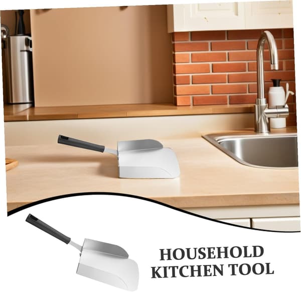 Popcorn Scoop Burger Spatel Rustfritt Stål Ergonomisk Design Glatt Overflate Solid Praktisk Matspatel