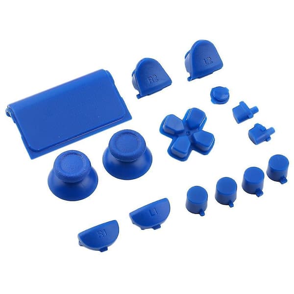 Erstatningsknapper Mod Kit for PS4-kontroller Solid