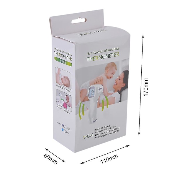 Profesjonell digital infrarød babytermometer uten kontakt